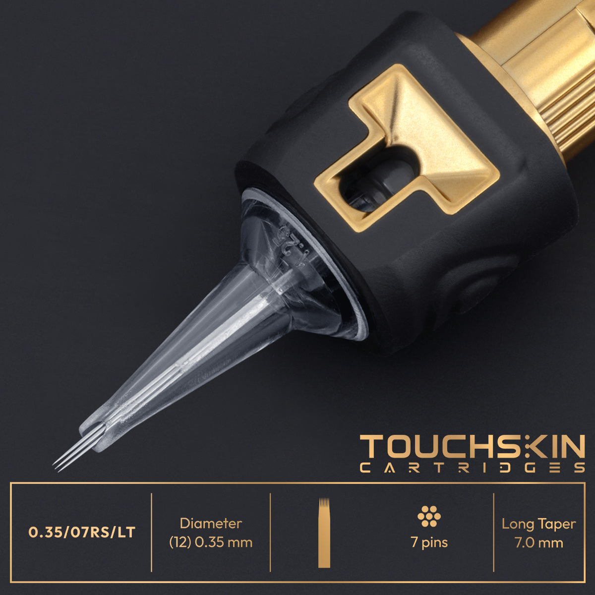 TouchSkin Force kartridże Round Shader RS