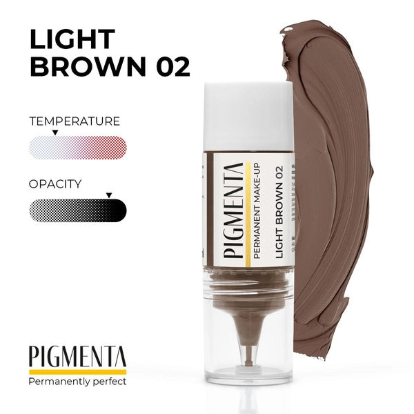 Pigmenta Light Brown 02 pigment do makijażu permanentnego