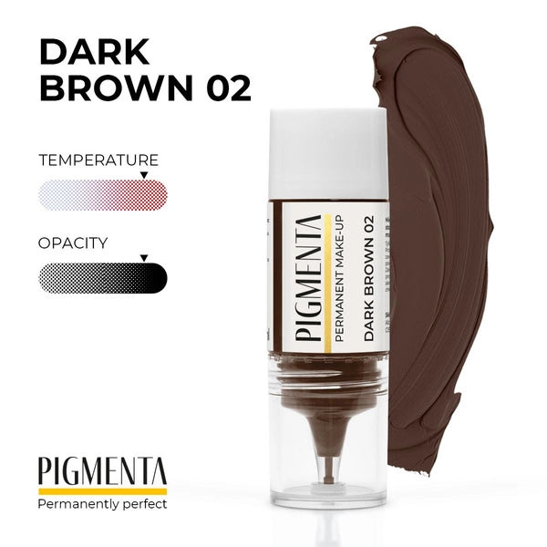 Pigmenta Dark Brown 02 pigment do makijażu permanentnego
