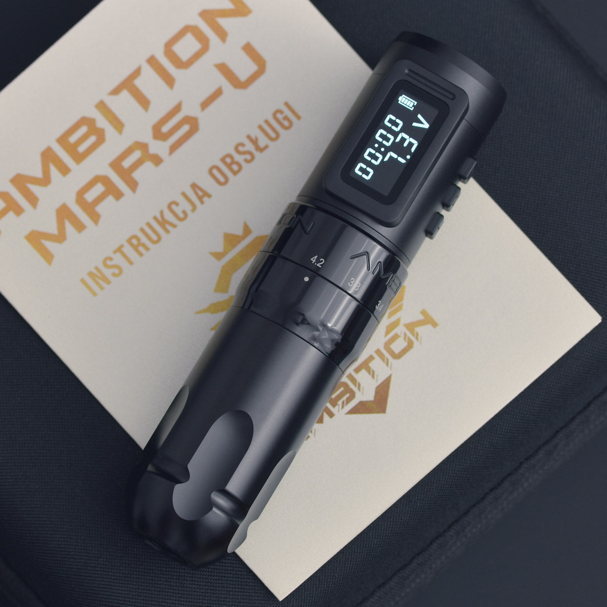 Ambition Mars-U bezprzewodowa maszynka do tatuażu pen regulowany skok 2.2-4.2 mm