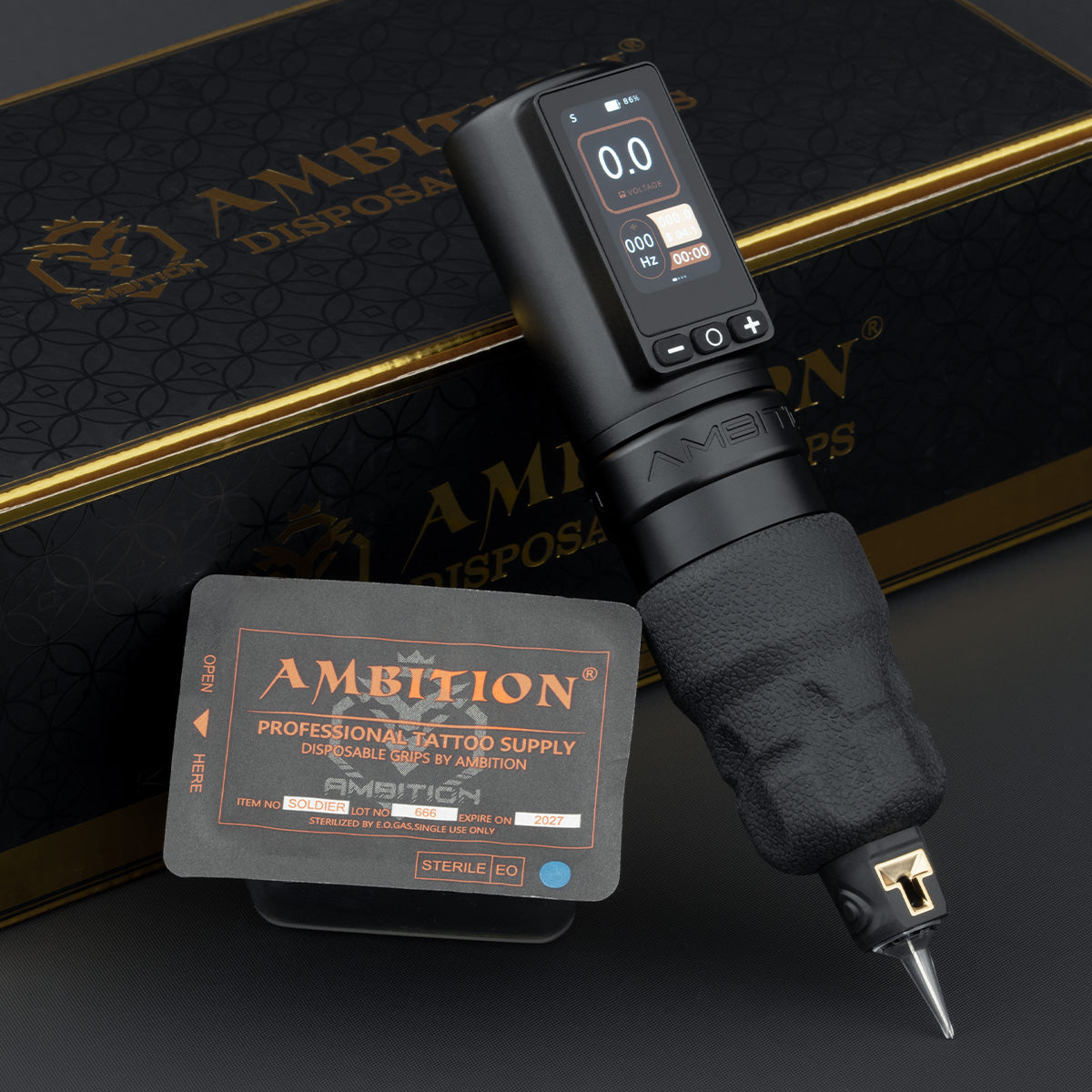 Ambition Torden Max bezprzewodowa maszynka do tatuażu pen wymienny skok 3.5-4.0 mm