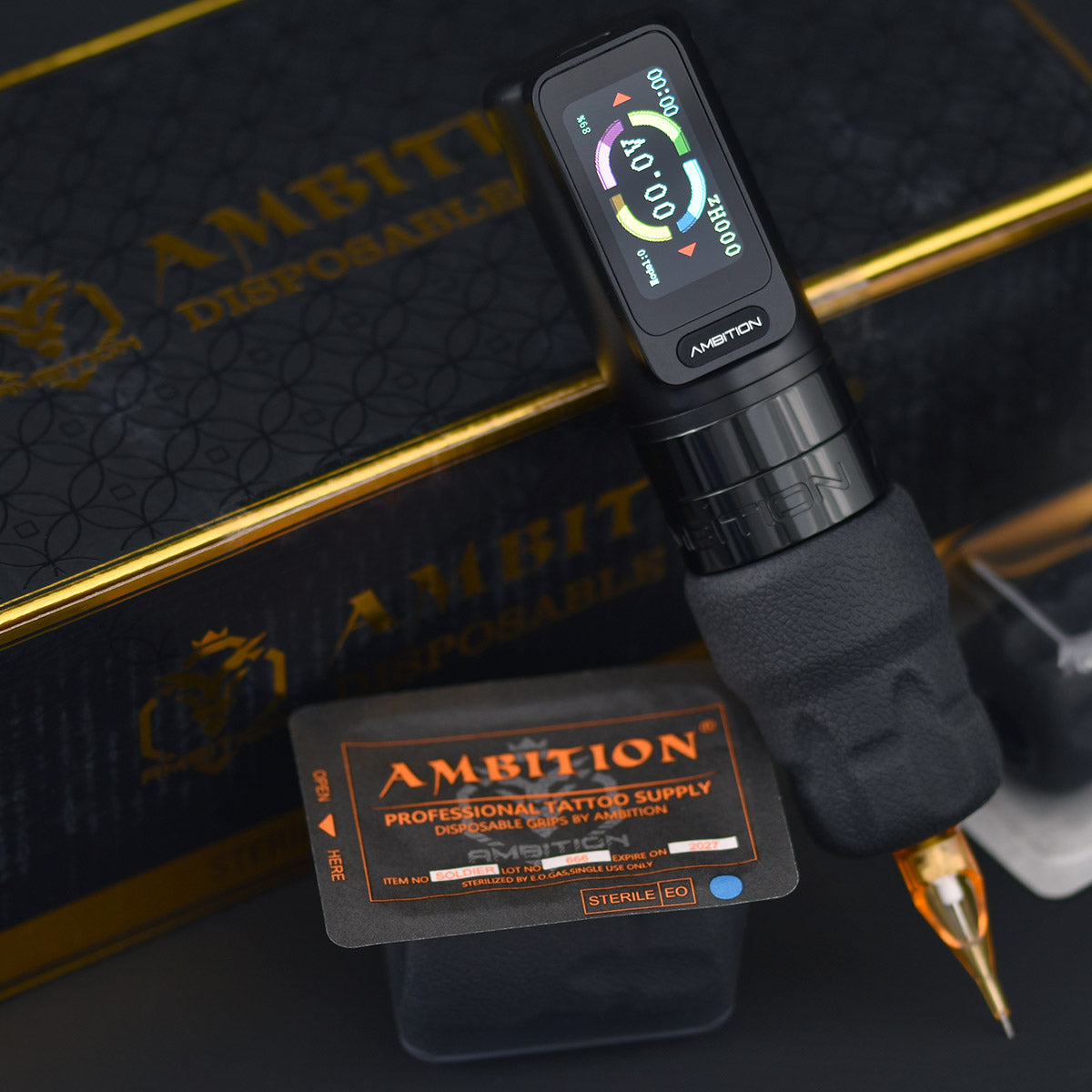 Ambition Zetton bezprzewodowa maszynka do tatuażu pen wymienny skok 3.5-4.0 mm