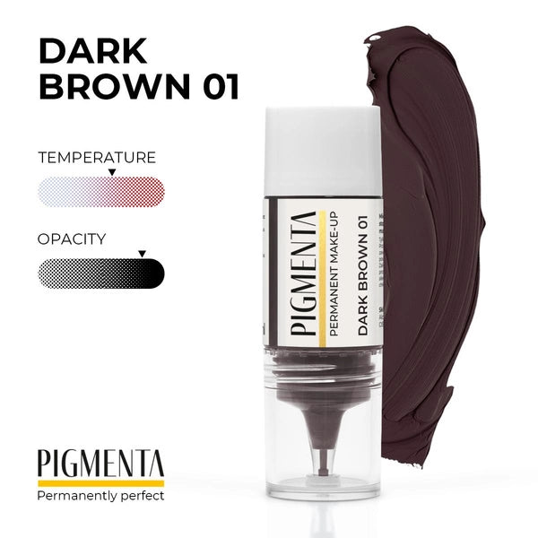 Pigmenta Dark Brown 01 pigment do makijażu permanentnego