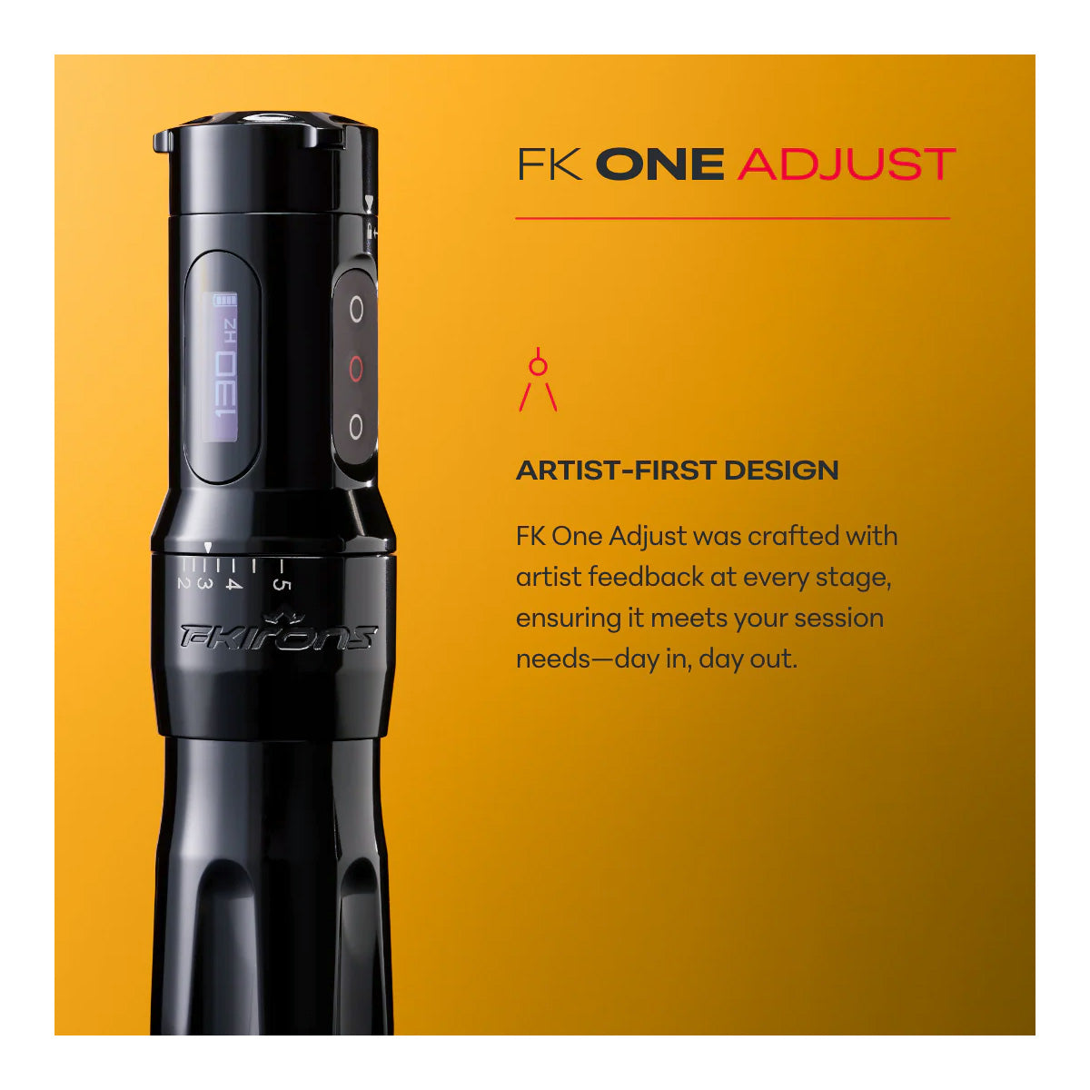 Fk Irons One Adjust bezprzewodowa maszynka do tatuażu pen regulowany skok 2.0-5.0 mm