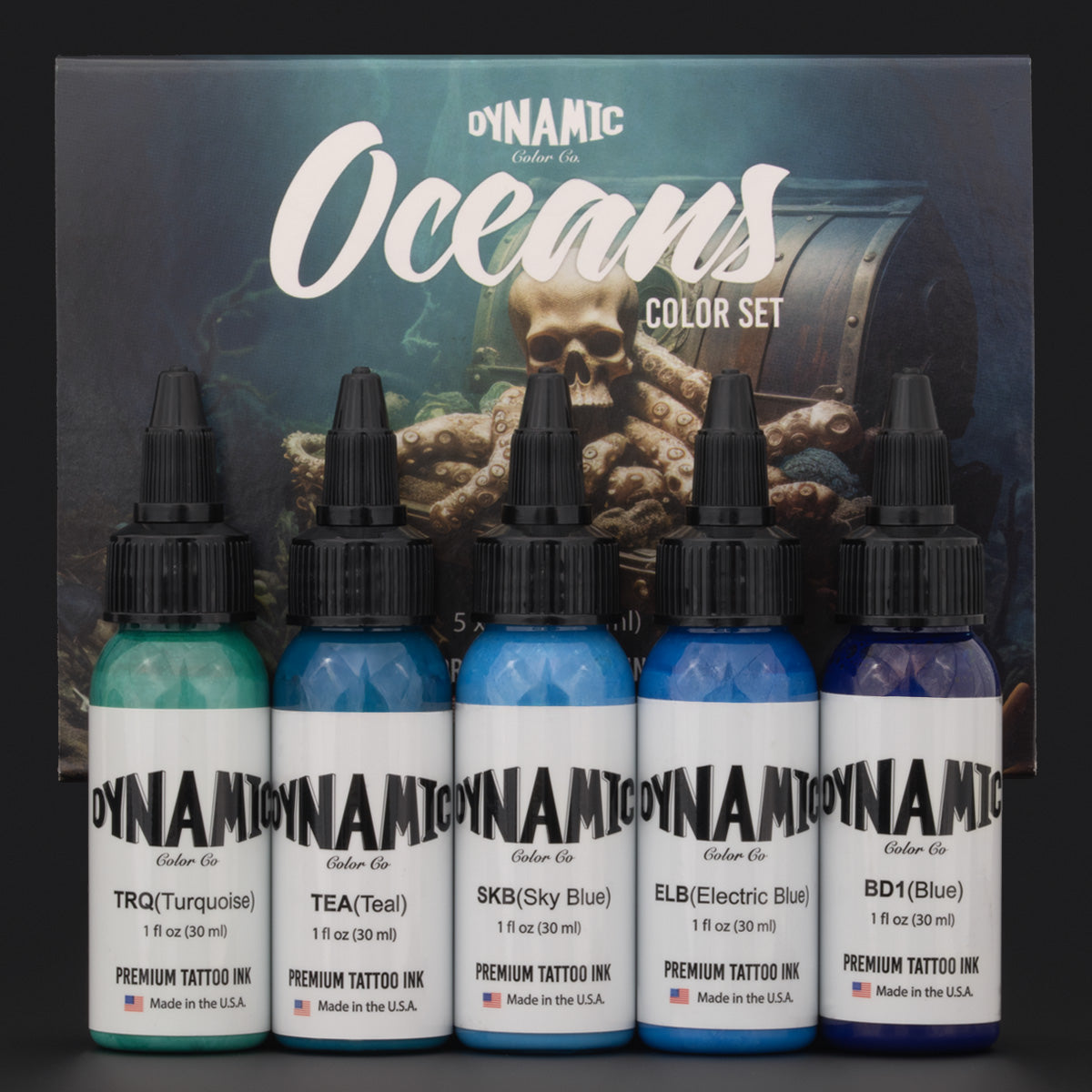 Dynamic Oceans zestaw tuszy artystycznych 5 szt.