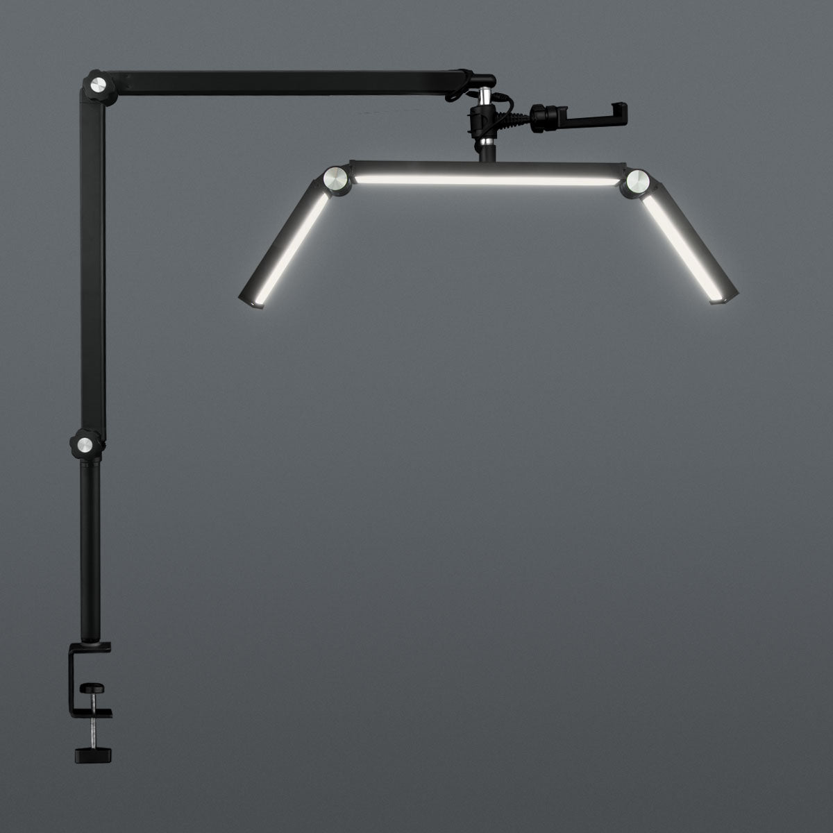 Lampa LED FOLD do tatuażu z mocowaniem do blatu