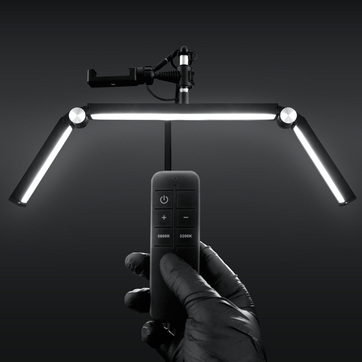 Lampa LED FOLD do tatuażu z mocowaniem do blatu