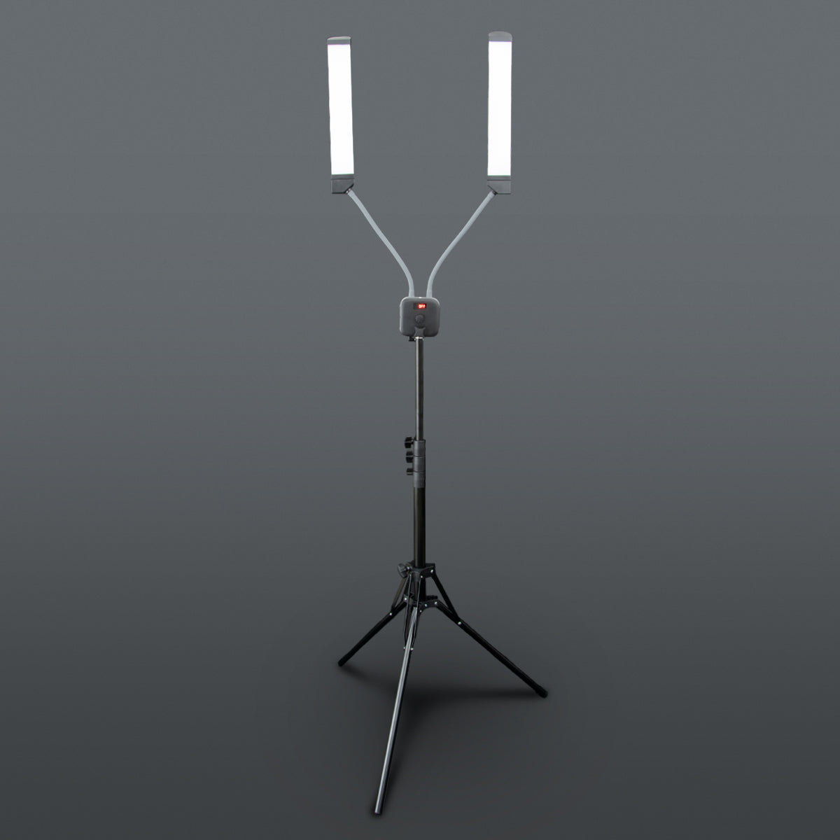 Lampa LED do tatuażu na statywie z 2 ramionami