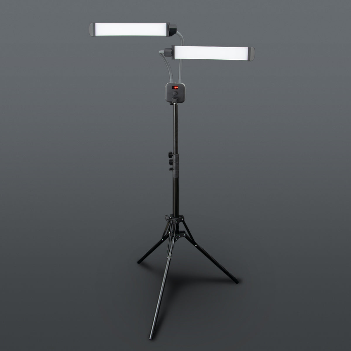 Lampa LED do tatuażu na statywie z 2 ramionami