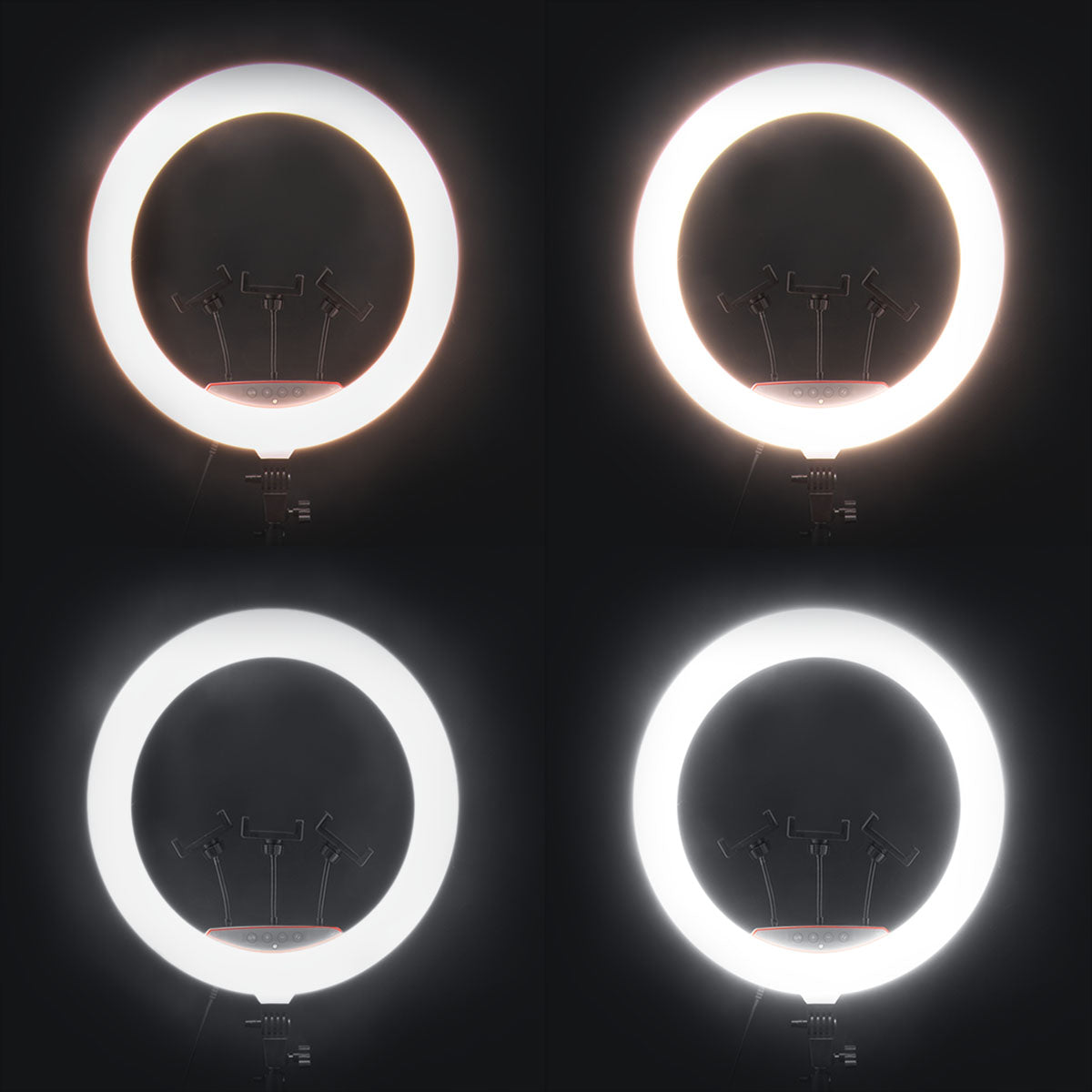 Lampa pierścieniowa LED 18" do tatuażu na statywie z pilotem