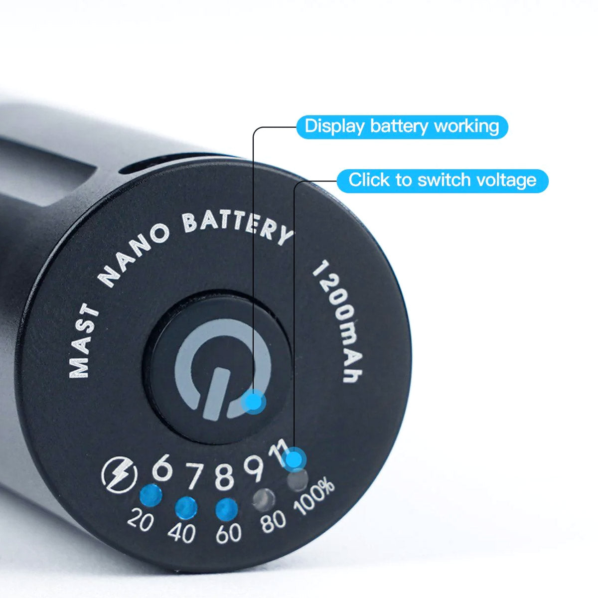 Mast Nano bezprzewodowa maszynka do tatuażu pen 3.2 mm