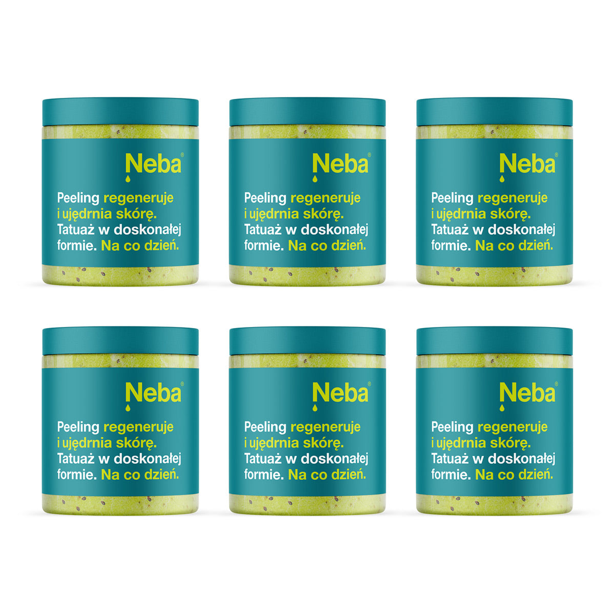 Neba peeling do tatuażu 6 szt.