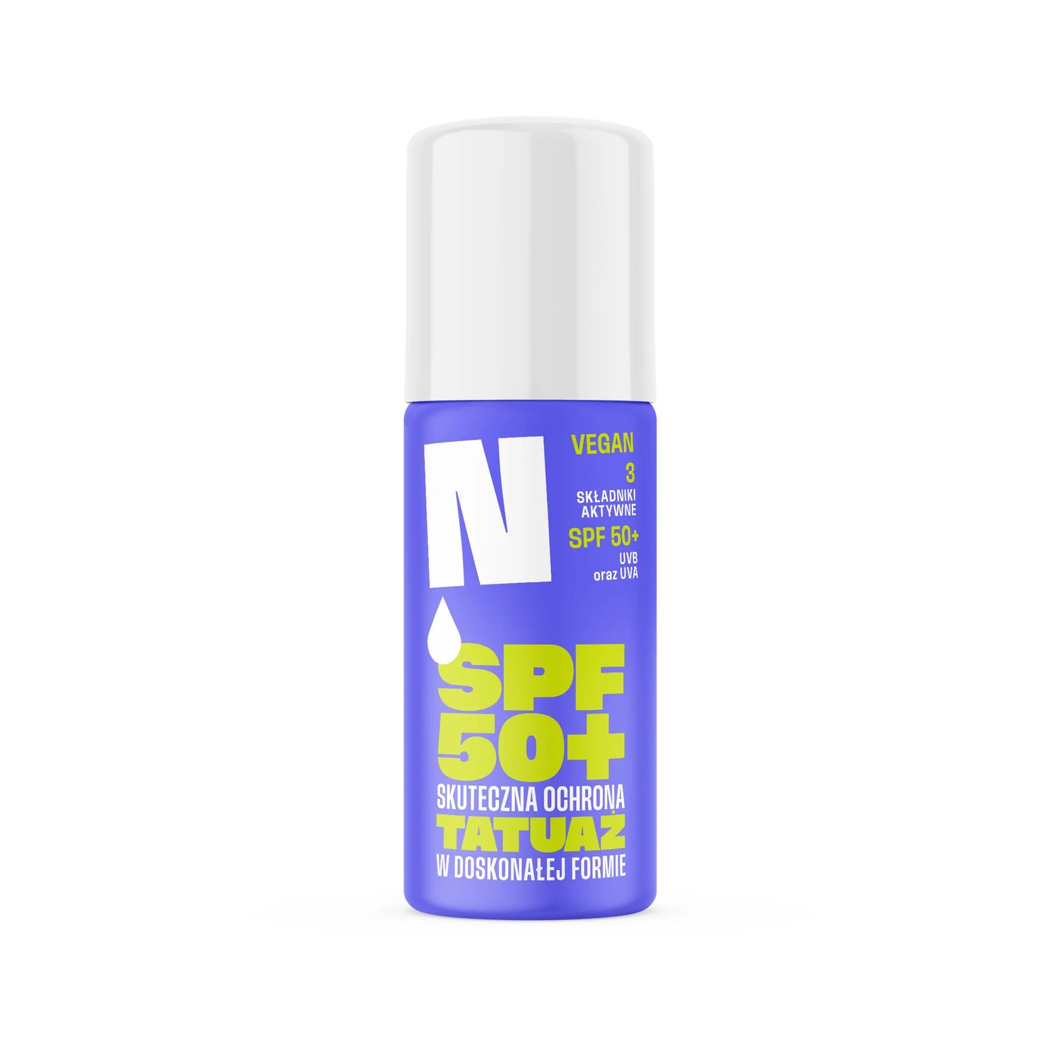 Neba spray ochronny z filtrem SPF 50+ do tatuażu