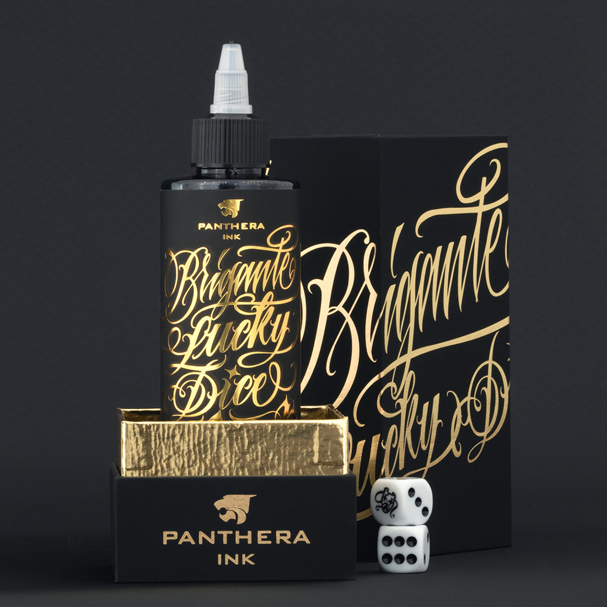 Panthera Brigante Lucky Dice Black tusz do tatuażu