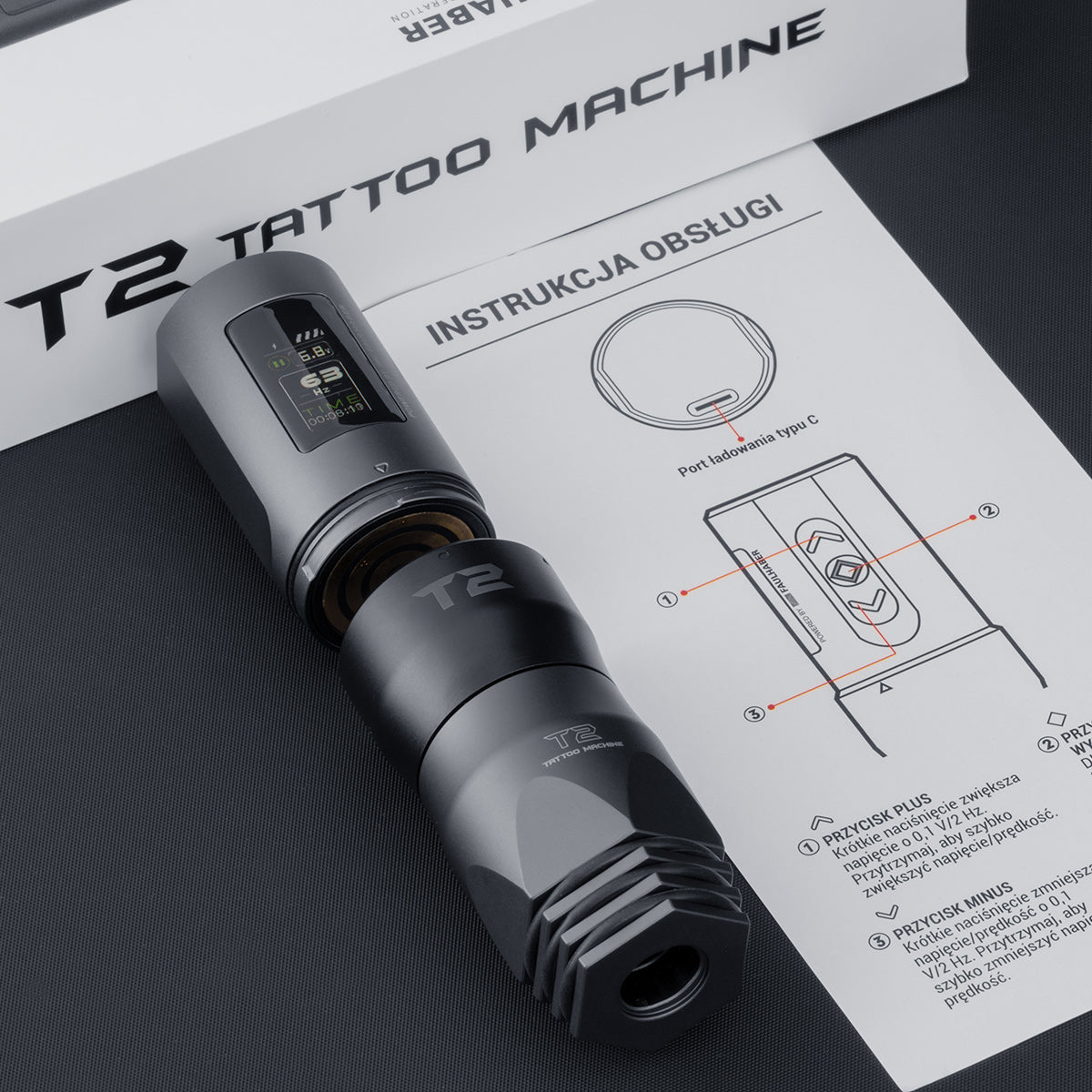 Ai-Tenitas T2 bezprzewodowa maszynka do tatuażu pen 4.0 mm