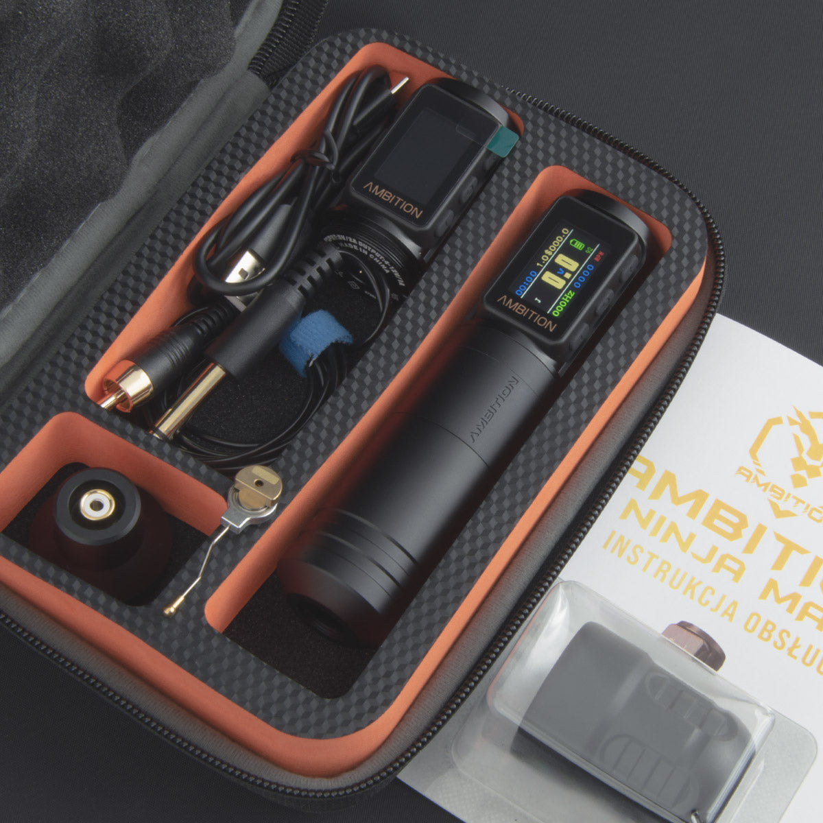 Ambition Ninja Max bezprzewodowa maszynka do tatuażu pen 3.5 mm