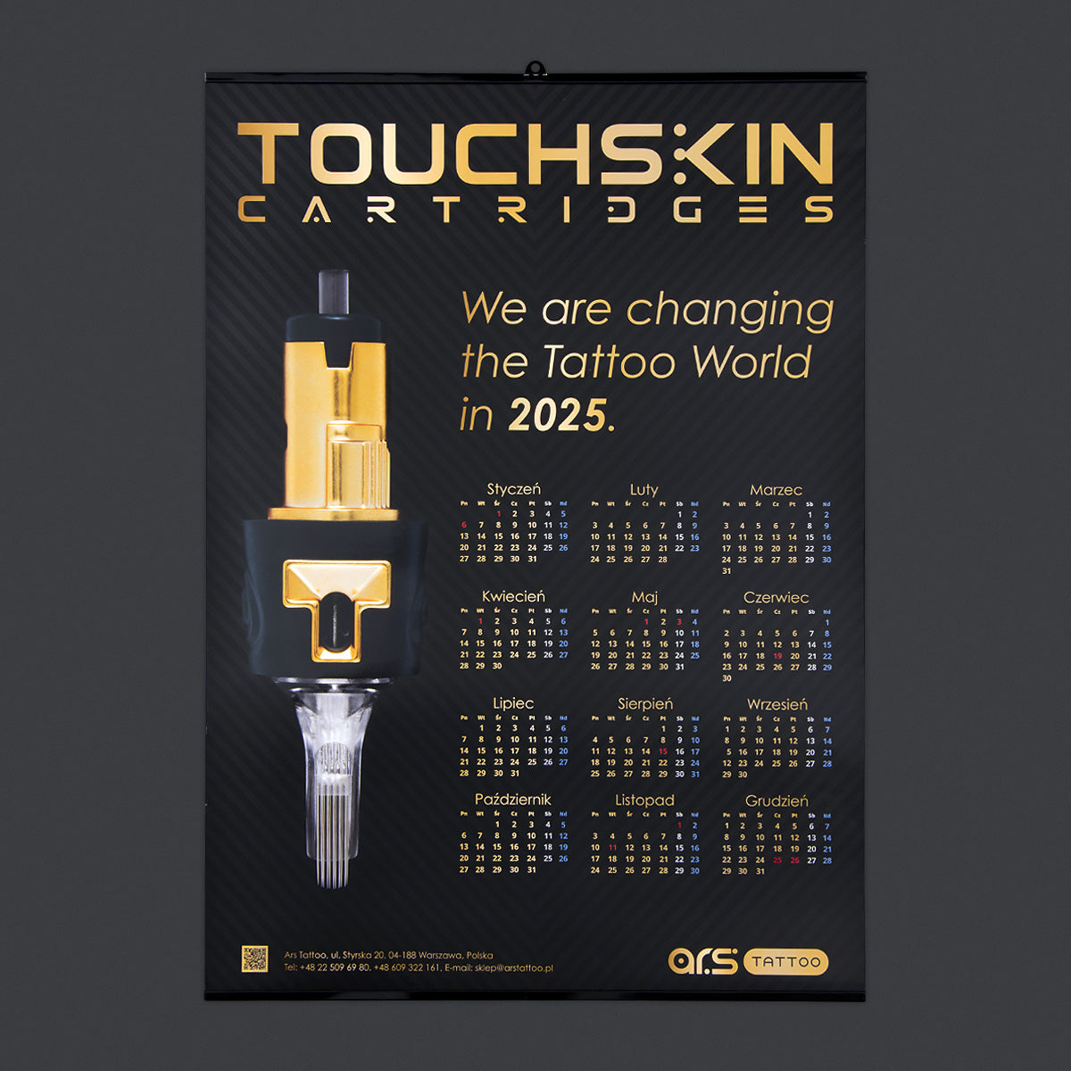 TouchSkin kalendarz 2026