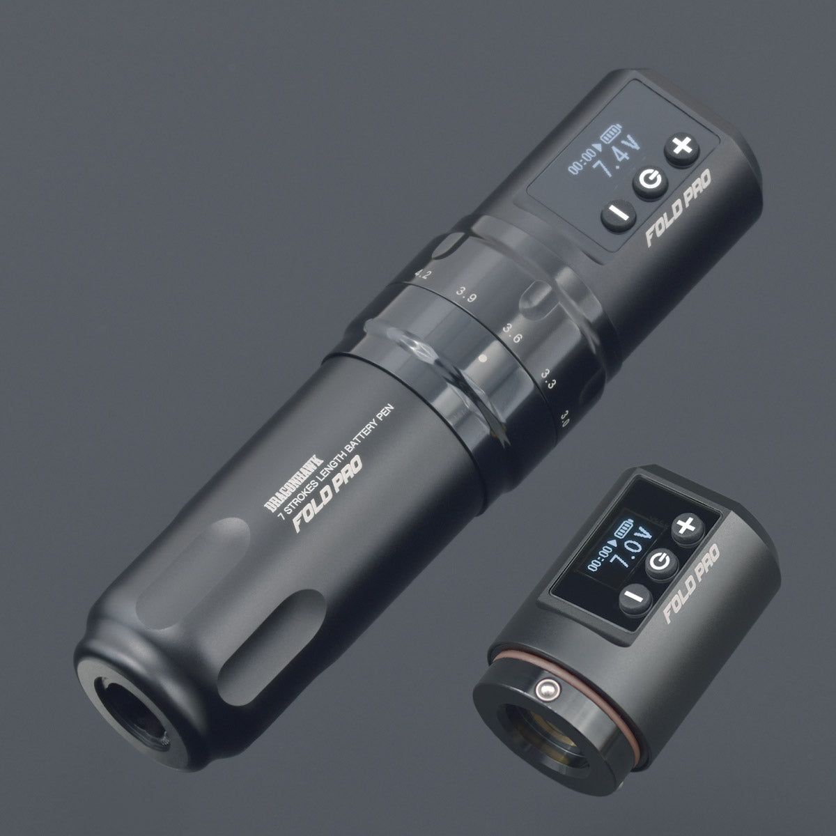 Dragonhawk Fold Pro bezprzewodowa maszynka do tatuażu pen regulowany skok 2.4-4.2 mm