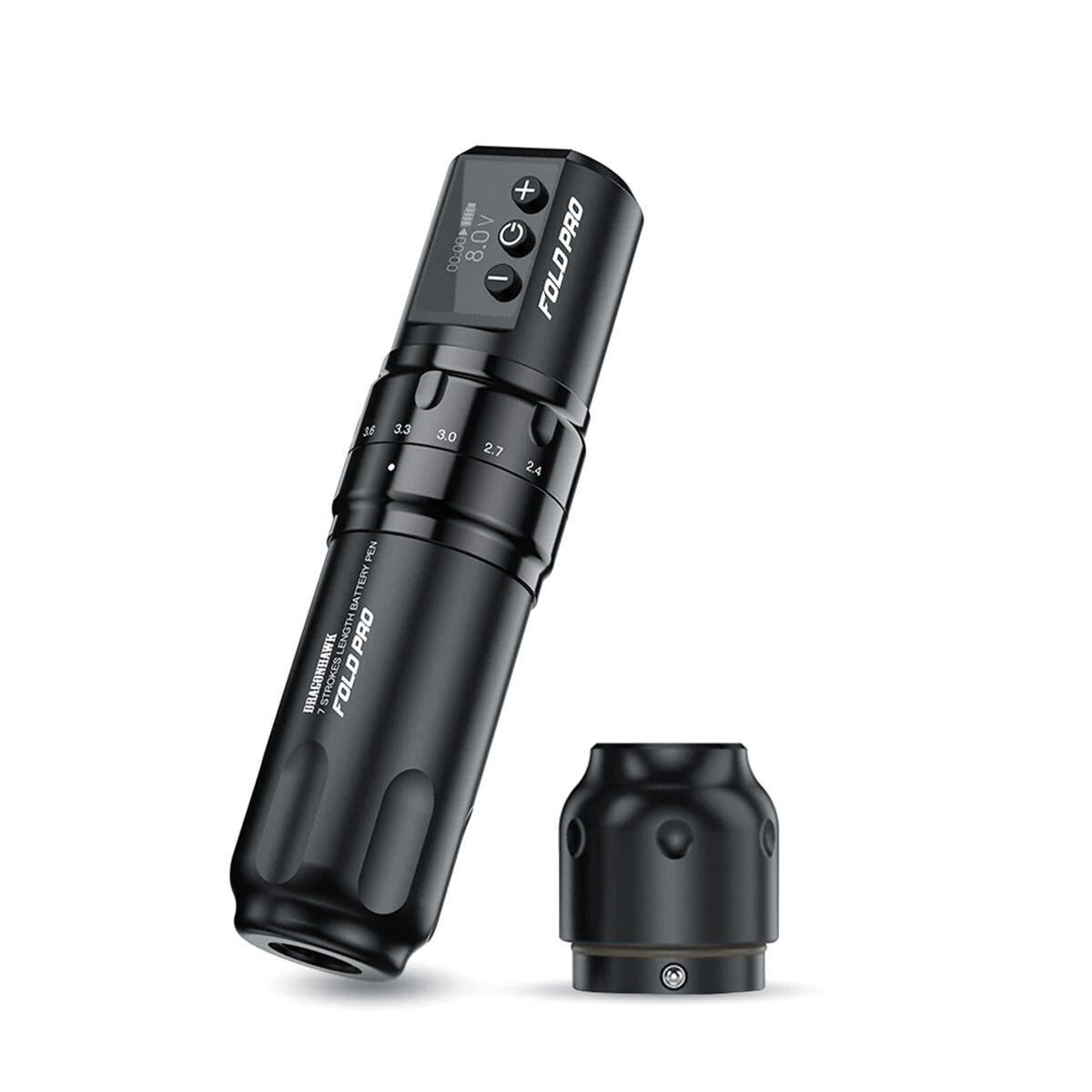 Dragonhawk Fold Pro bezprzewodowa maszynka do tatuażu pen regulowany skok 2.4-4.2 mm