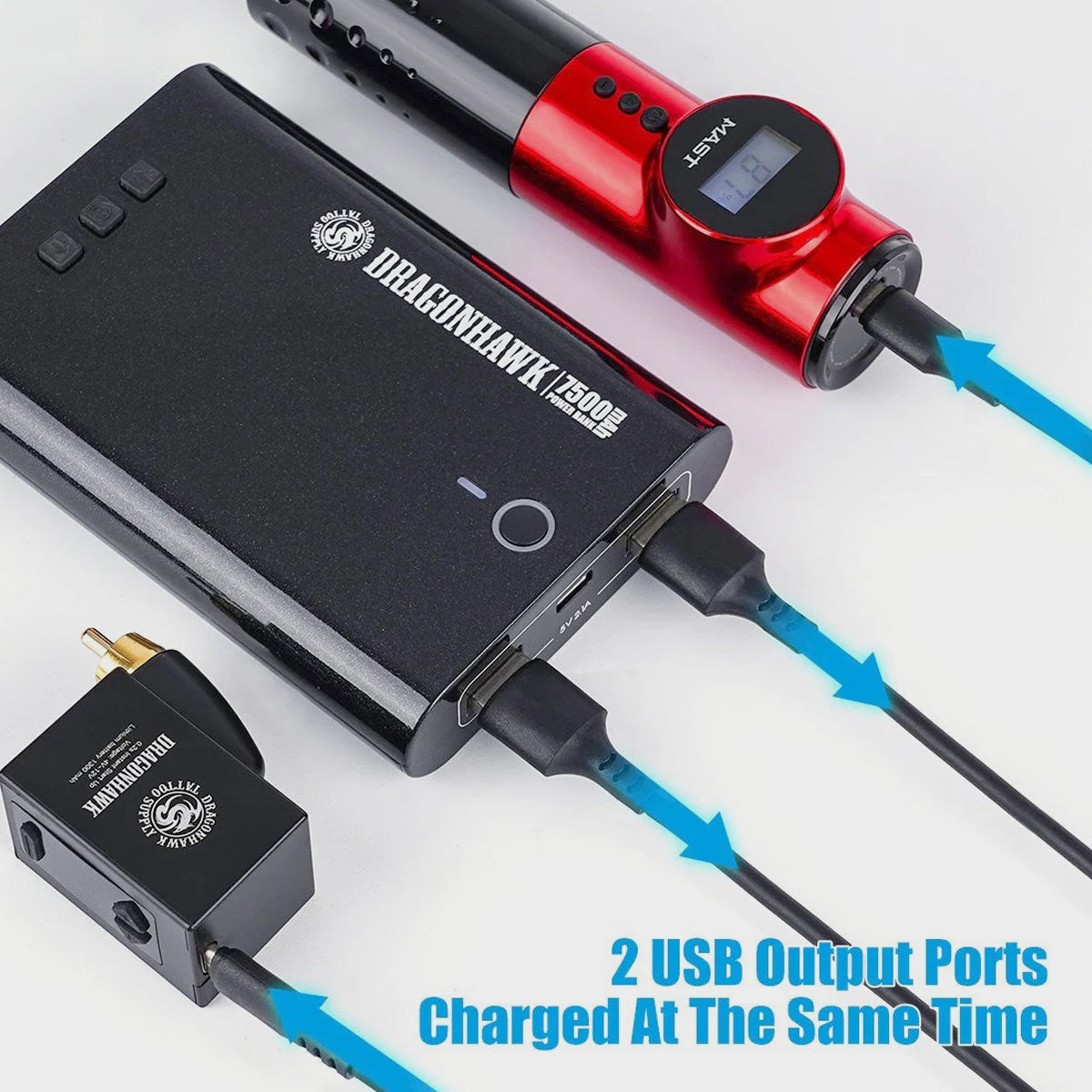 Dragonhawk Powerbank przenośny zasilacz do tatuażu