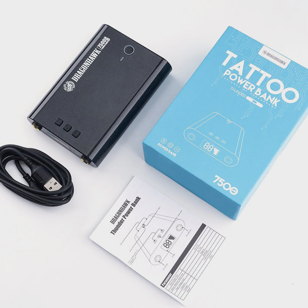 Dragonhawk Powerbank przenośny zasilacz do tatuażu