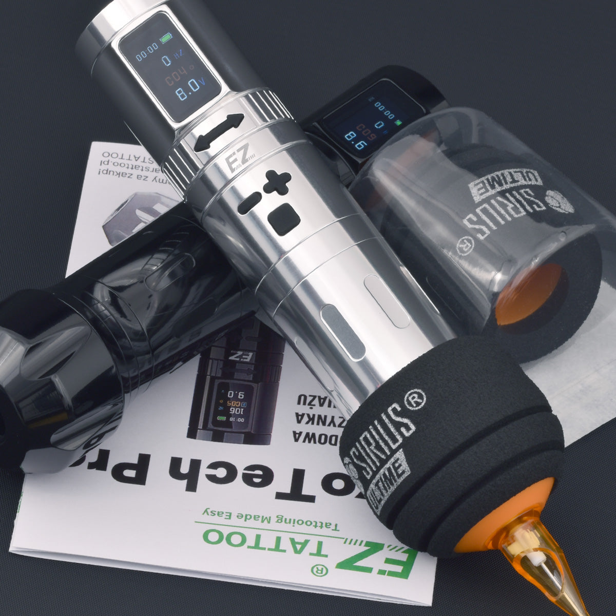 EZ Evo Tech Pro bezprzewodowa maszynka do tatuażu pen 3.5 mm