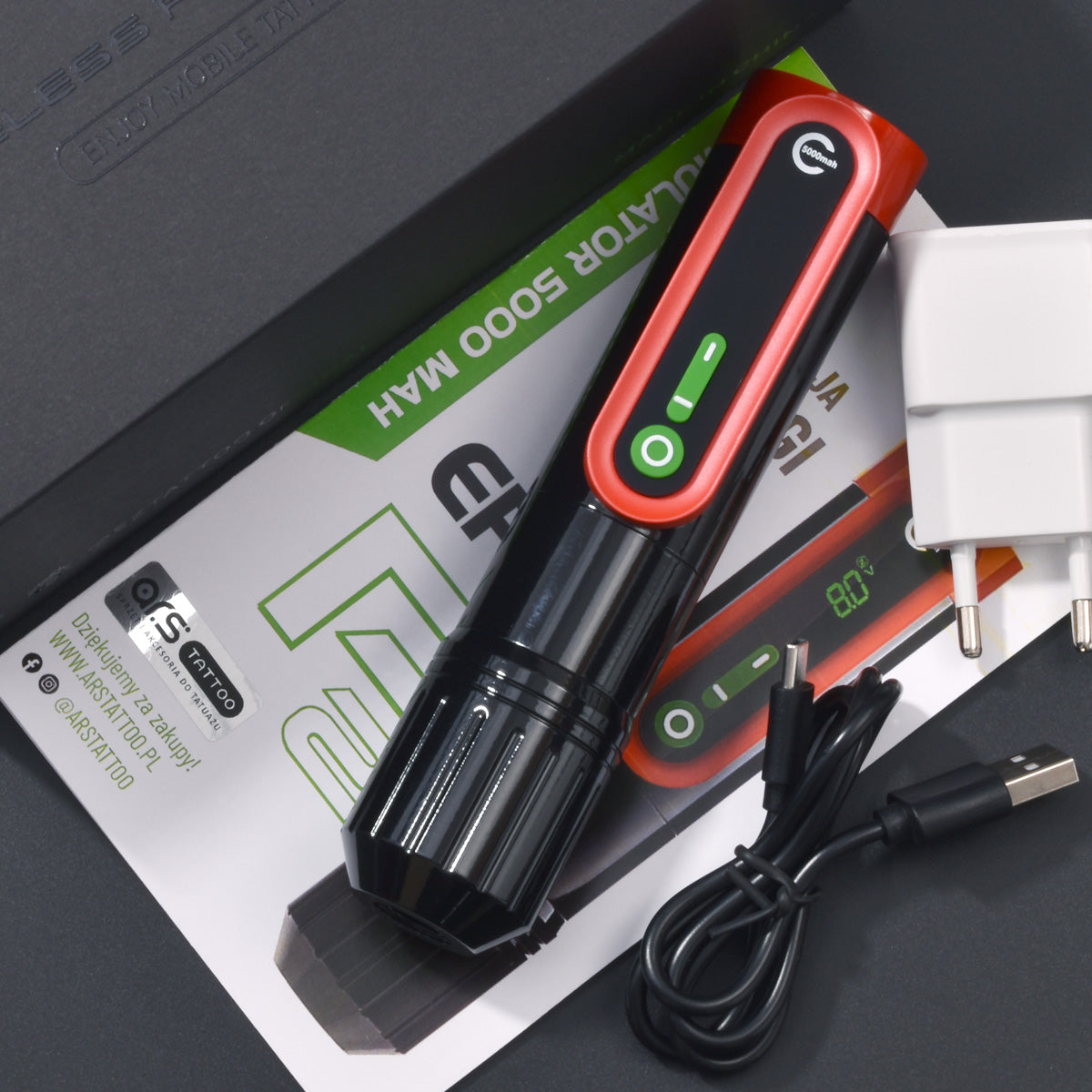 EZ Portex 2 Epic bezprzewodowa maszynka do tatuażu pen 3.5 mm