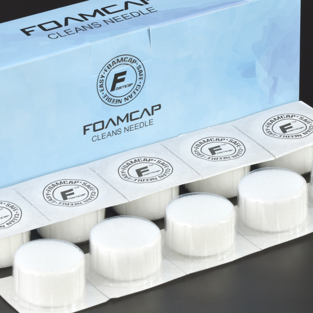 FoamCap gąbki do czyszczenia igieł