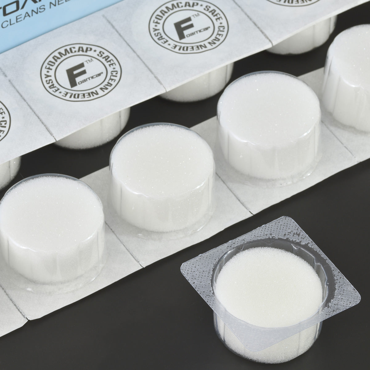FoamCap gąbki do czyszczenia igieł
