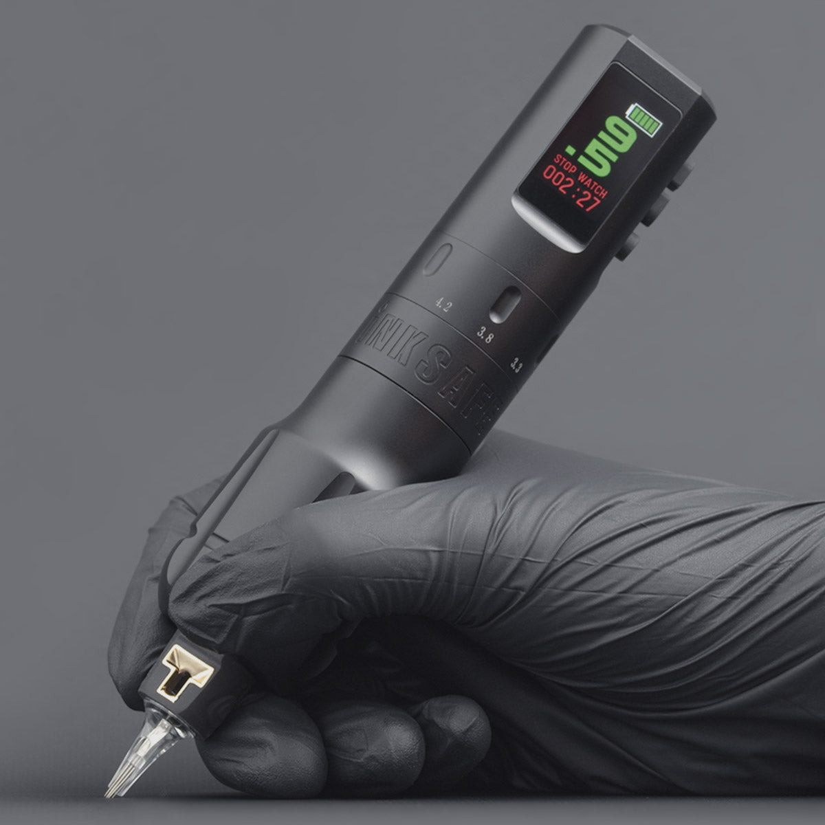 Inksafe Flexo bezprzewodowa maszynka do tatuażu pen regulowany skok 2.0-4.2 mm
