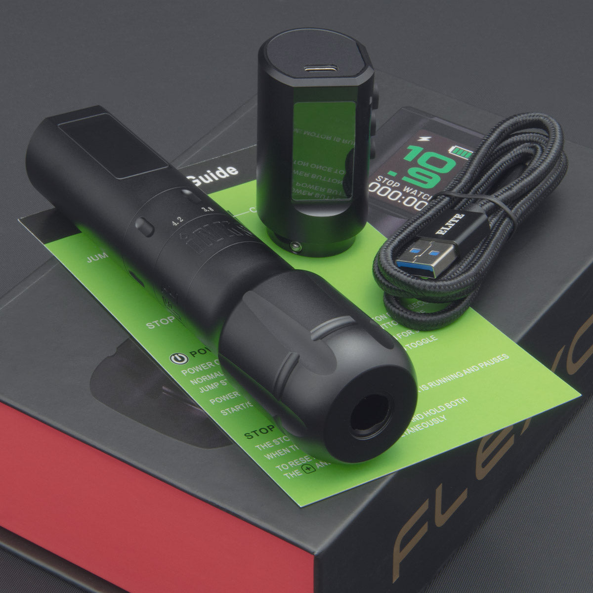 Inksafe Flexo bezprzewodowa maszynka do tatuażu pen regulowany skok 2.0-4.2 mm