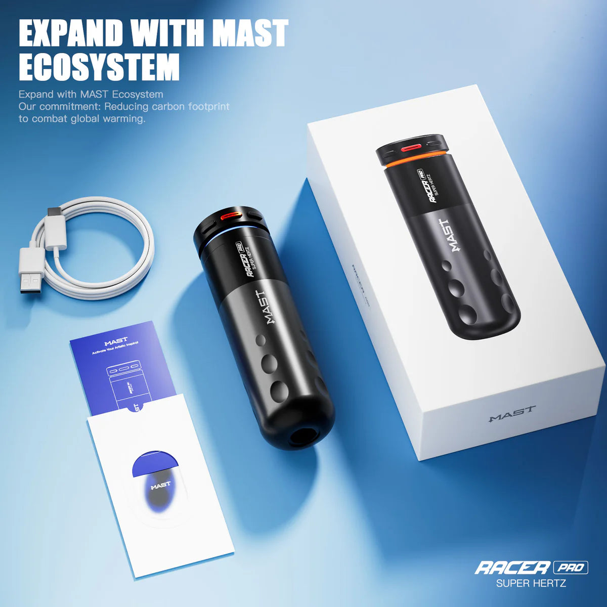 Mast Racer Pro bezprzewodowa maszynka do tatuażu pen 4.2 mm