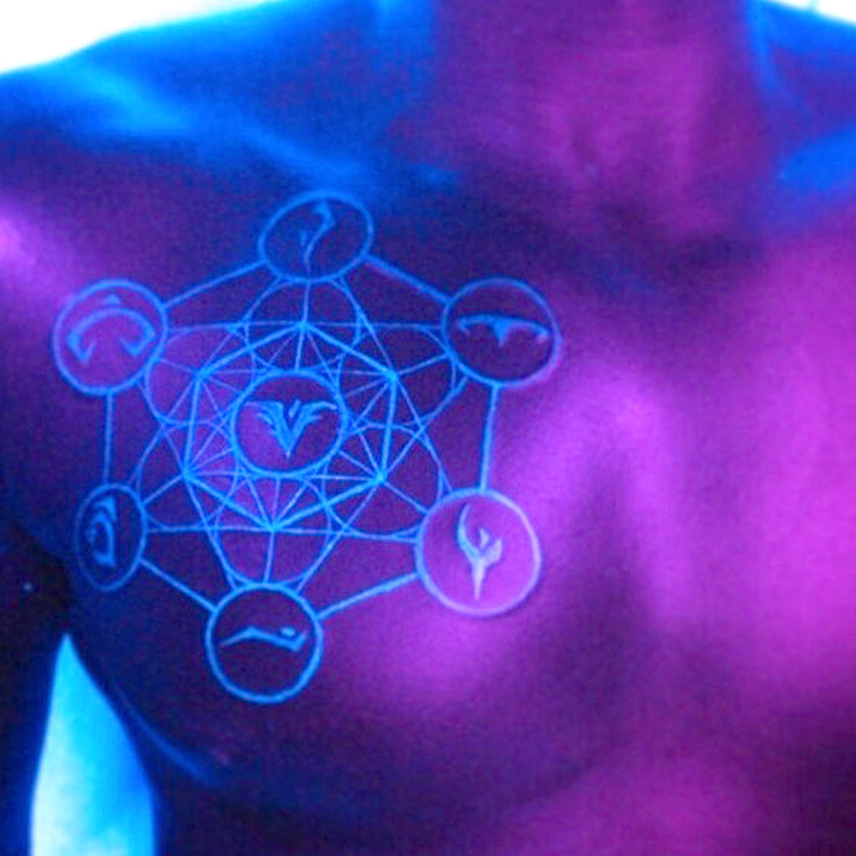 Mom's Invisible Fallout Ink Shot Farba Uv tusz artystyczny