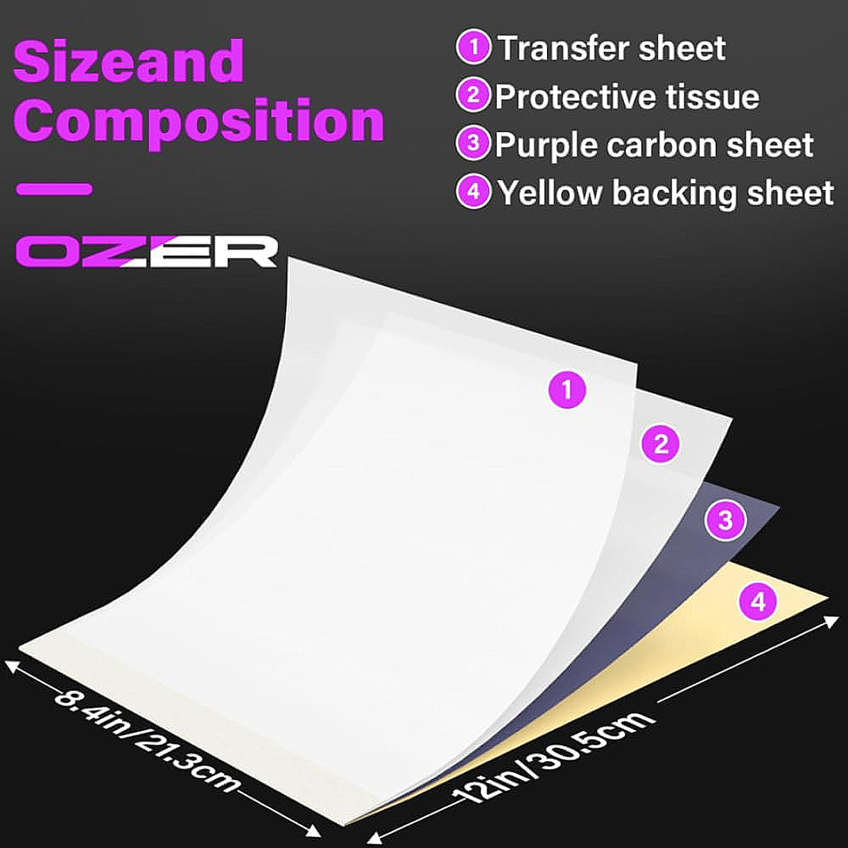 Ozer Thermal uniwersalna kalka hektograficzna do drukarek termicznych