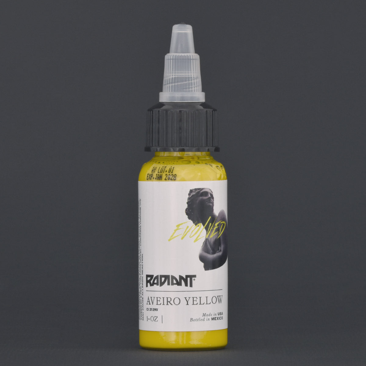 Radiant Evolved Aveiro Yellow tusz do tatuażu