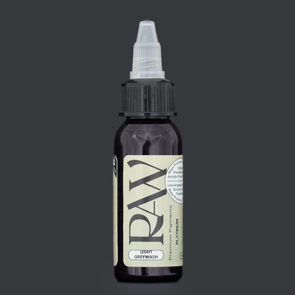 Raw Platinum Light Graywash tusz do tatuażu