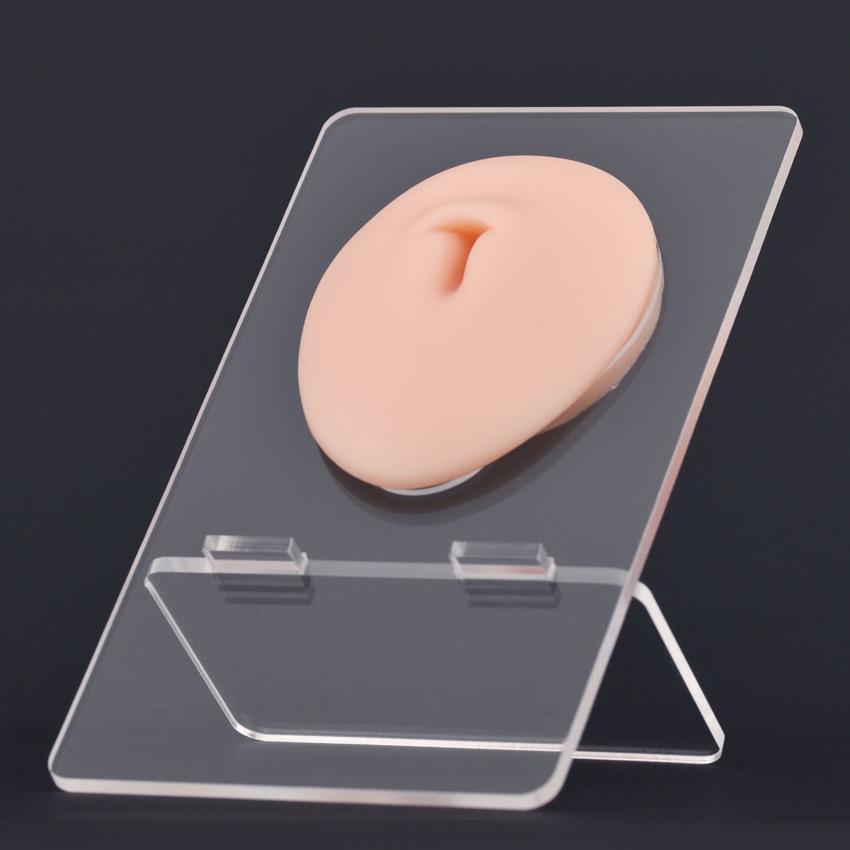Silikonowy model pępka do ćwiczeń piercingu