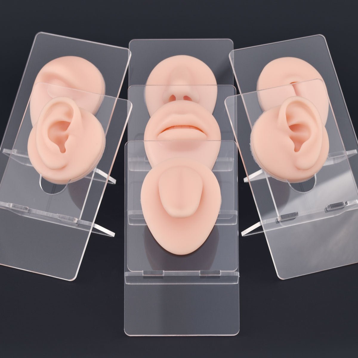 Silikonowy model pępka do ćwiczeń piercingu