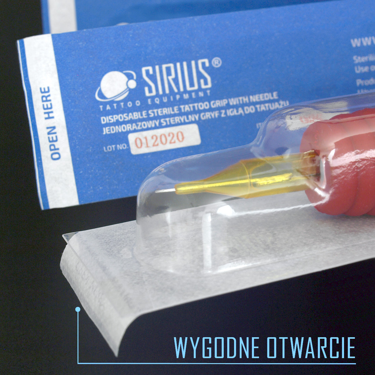 Sirius igły do tatuażu Magnum MG z uchwytami