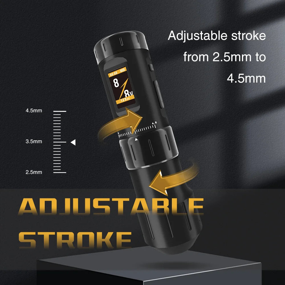 Spark 1 bezprzewodowa maszynka do tatuażu pen regulowany skok 2.5-4.5 mm