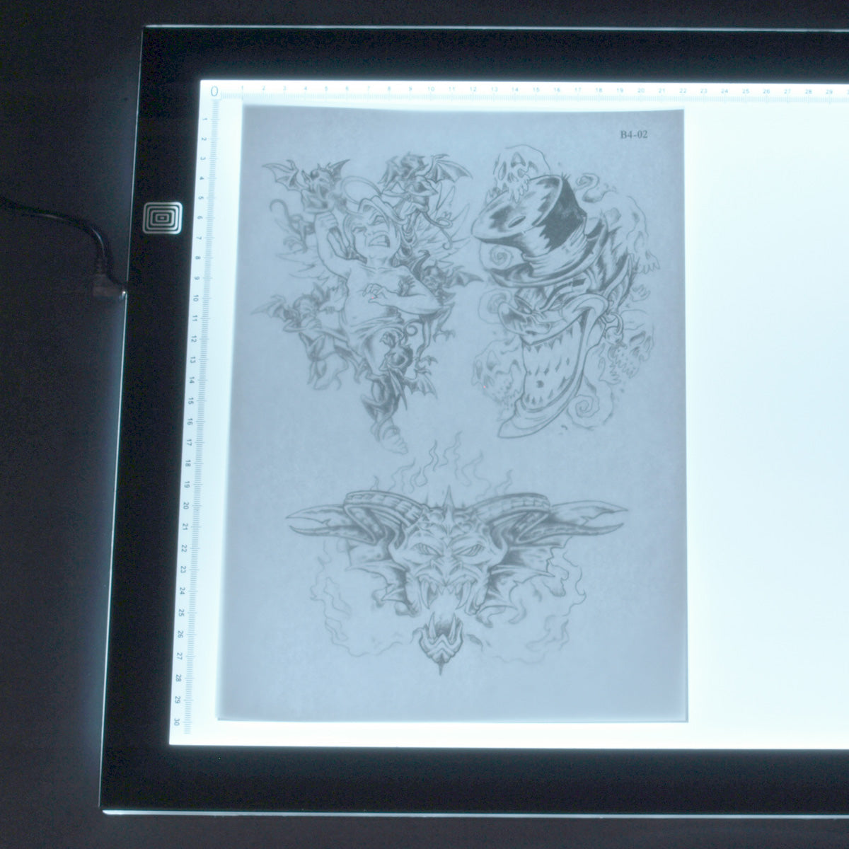 LED drawing and tattoo glass screen