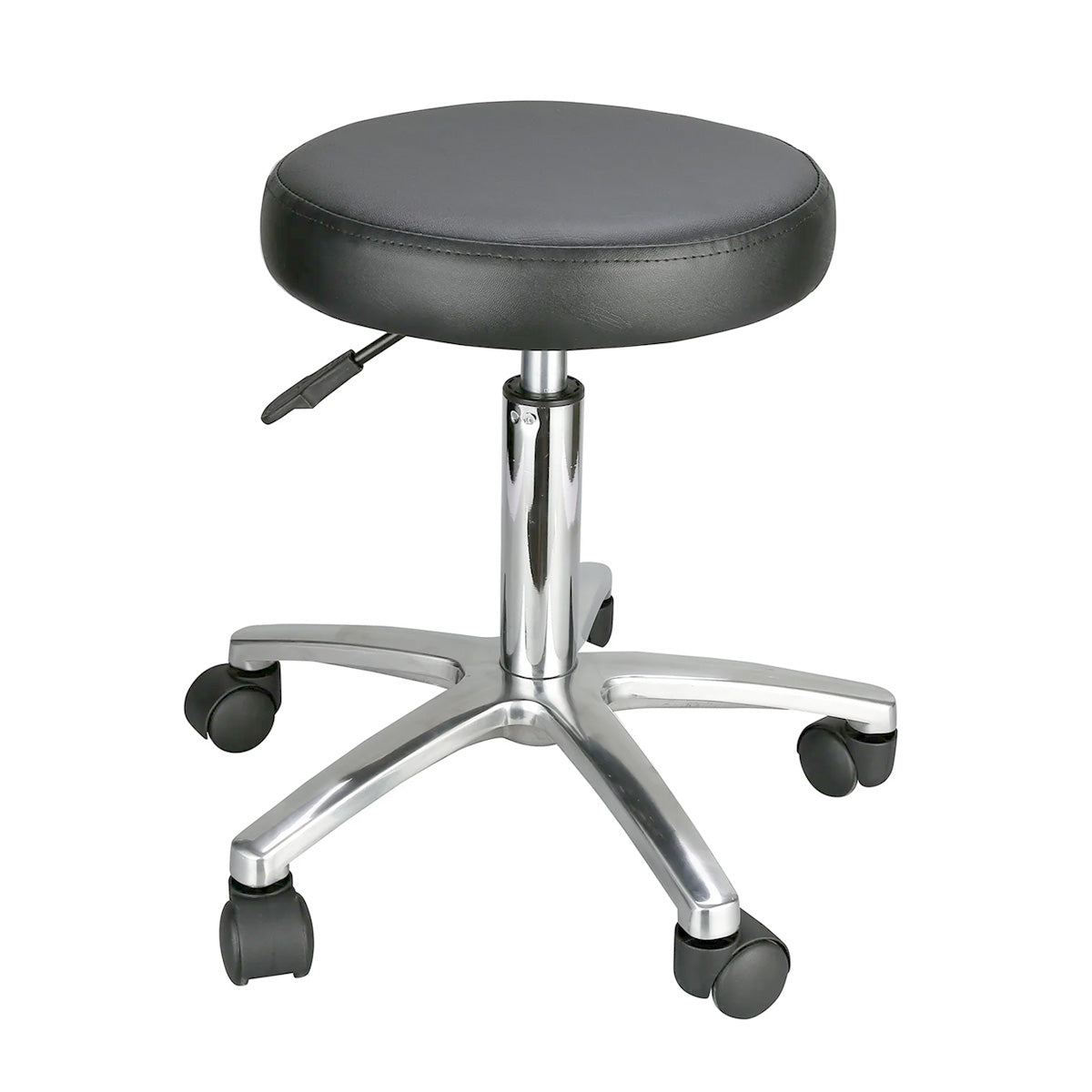 Taboret do tatuażu z okrągłym siedziskiem