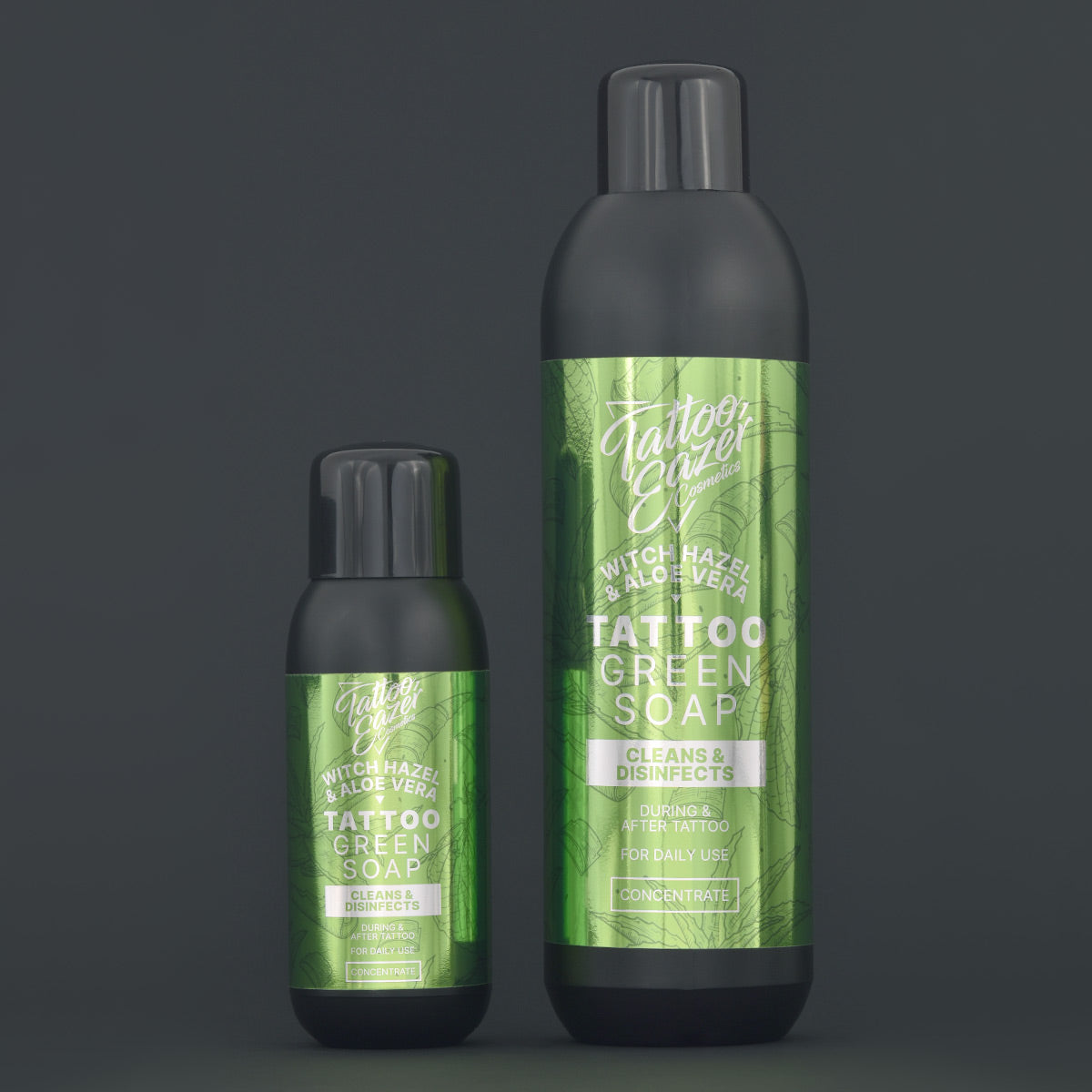 Tattoo Eazer Aloe Vera Green Soap koncentrat zielonego mydła do tatuażu