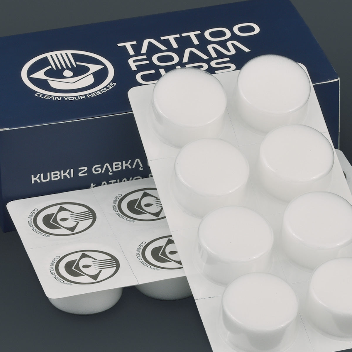Sirius Tattoo Foam Cups gąbki do czyszczenia igieł