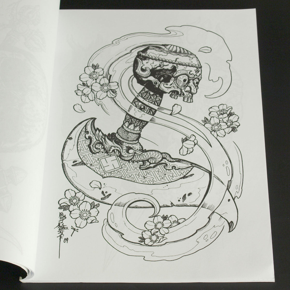 Tibetan Skulls by Horimouja katalog wzorów tatuażu