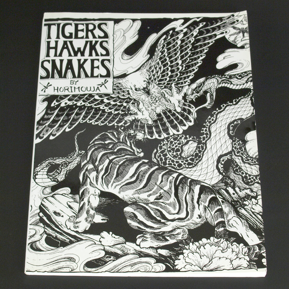 Tigers Hawks Snakes by Horimouja katalog wzorów tatuażu