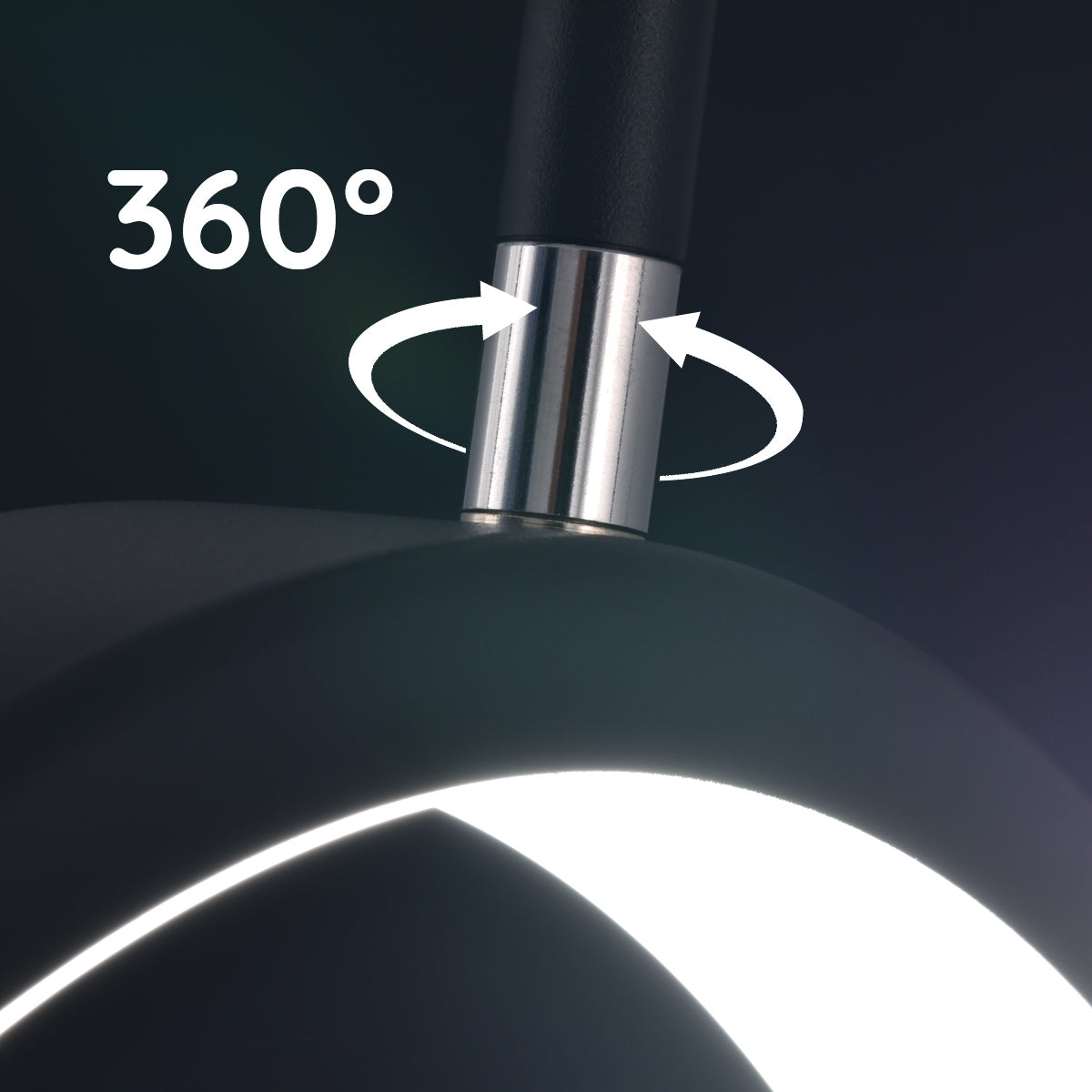 TouchSkin lampa LED półksiężycowa 23" do tatuażu