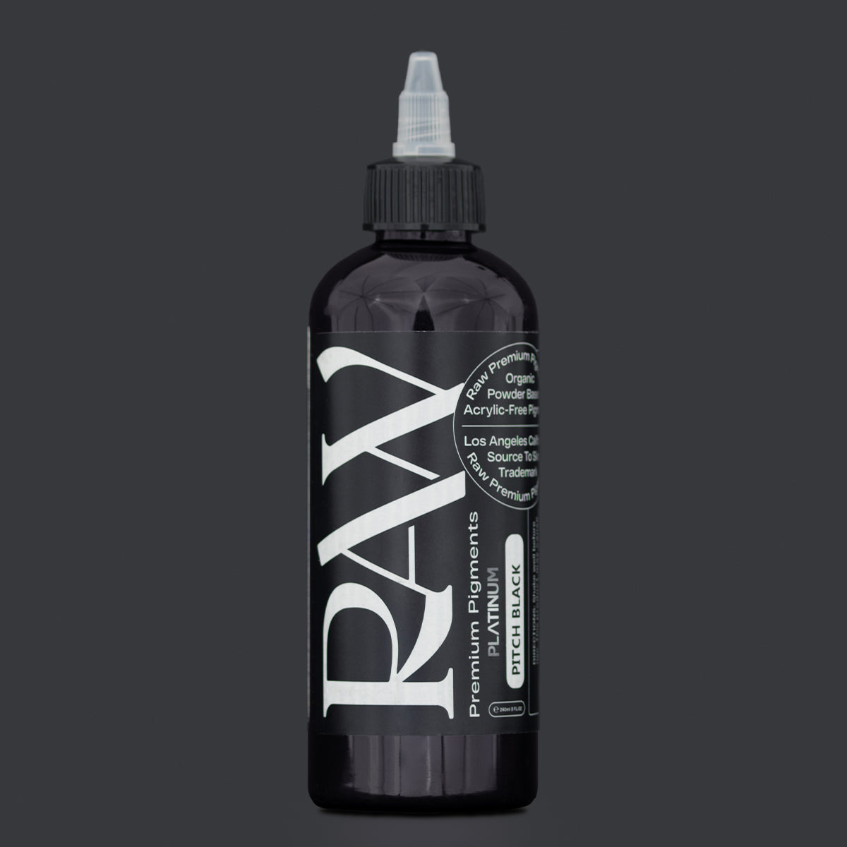 Raw Platinum Pitch Black tusz do tatuażu