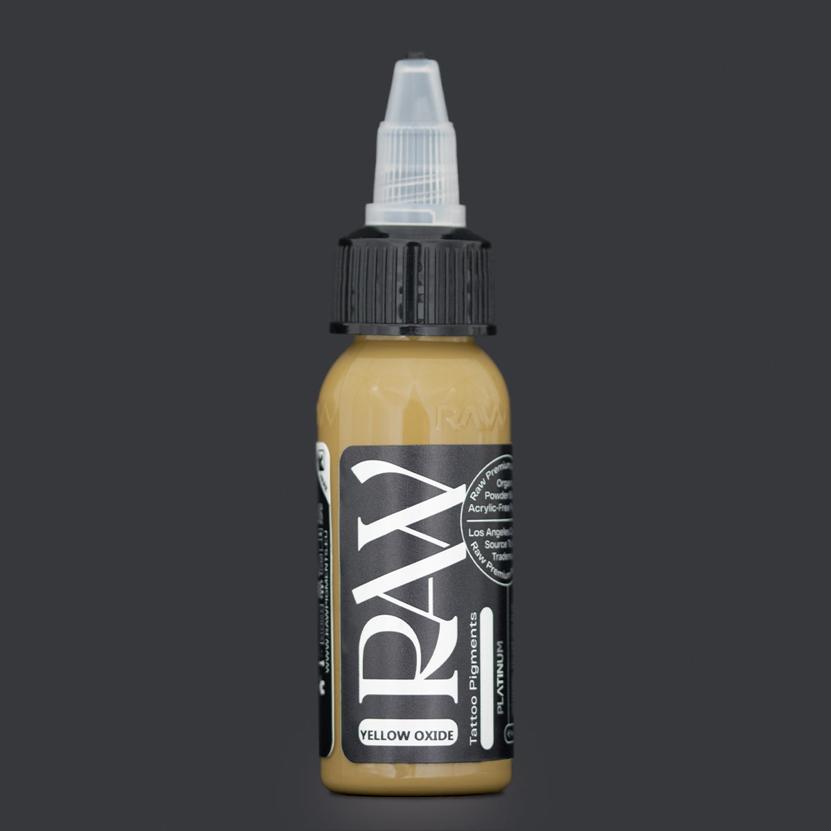 Raw Platinum Yellow Oxide tusz do tatuażu