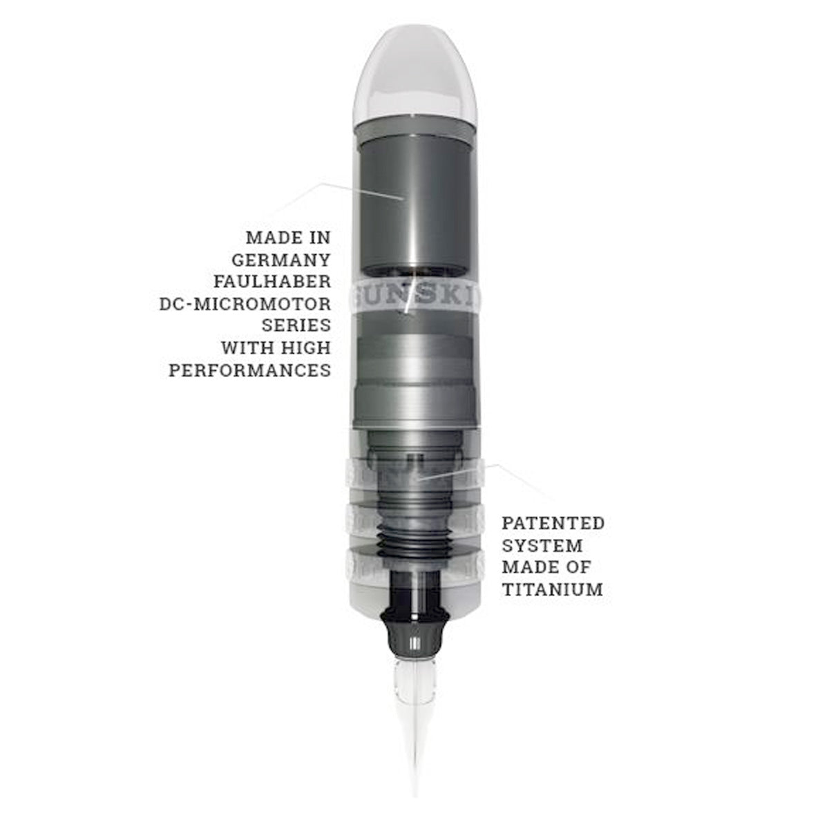 Sunskin Stilo Dea maszynka do pmu pen 2.5 mm